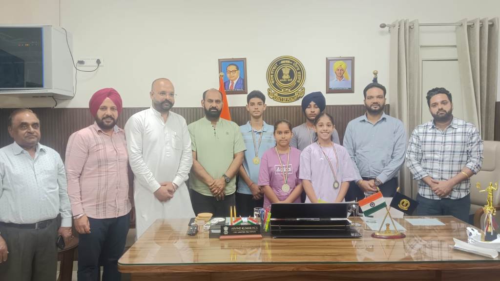 GTB School Bararwal Shines in District Badminton Championships Four Players Qualify for State Level